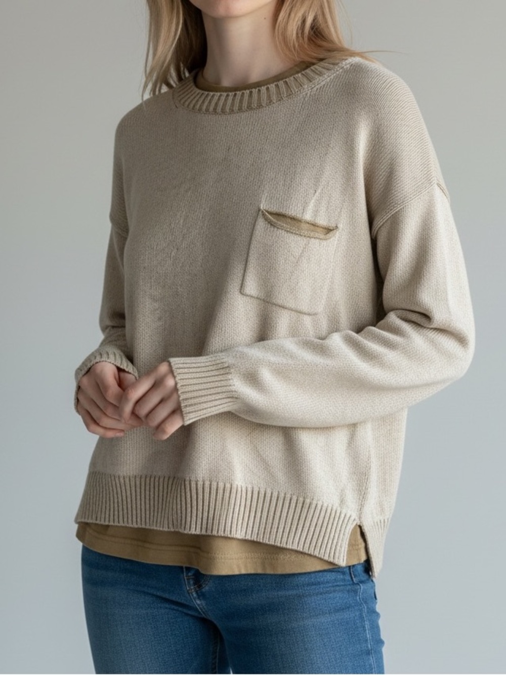 United Colors of  Benetton sweater oatmeal medium